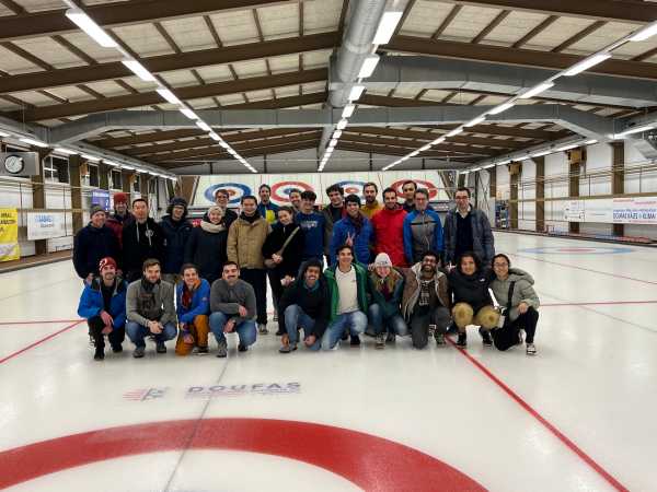 Team event in January 2024: Curling in Wallisellen